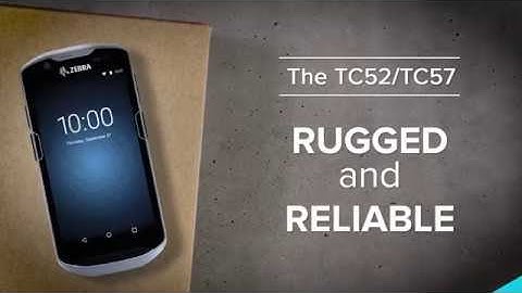 Zebra’s TC52, TC57, TC72, and TC77 Product Video