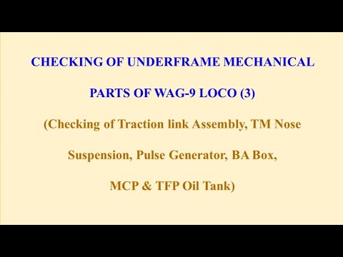 Checking of underframe mechanical parts of WAG9 loco (3)
