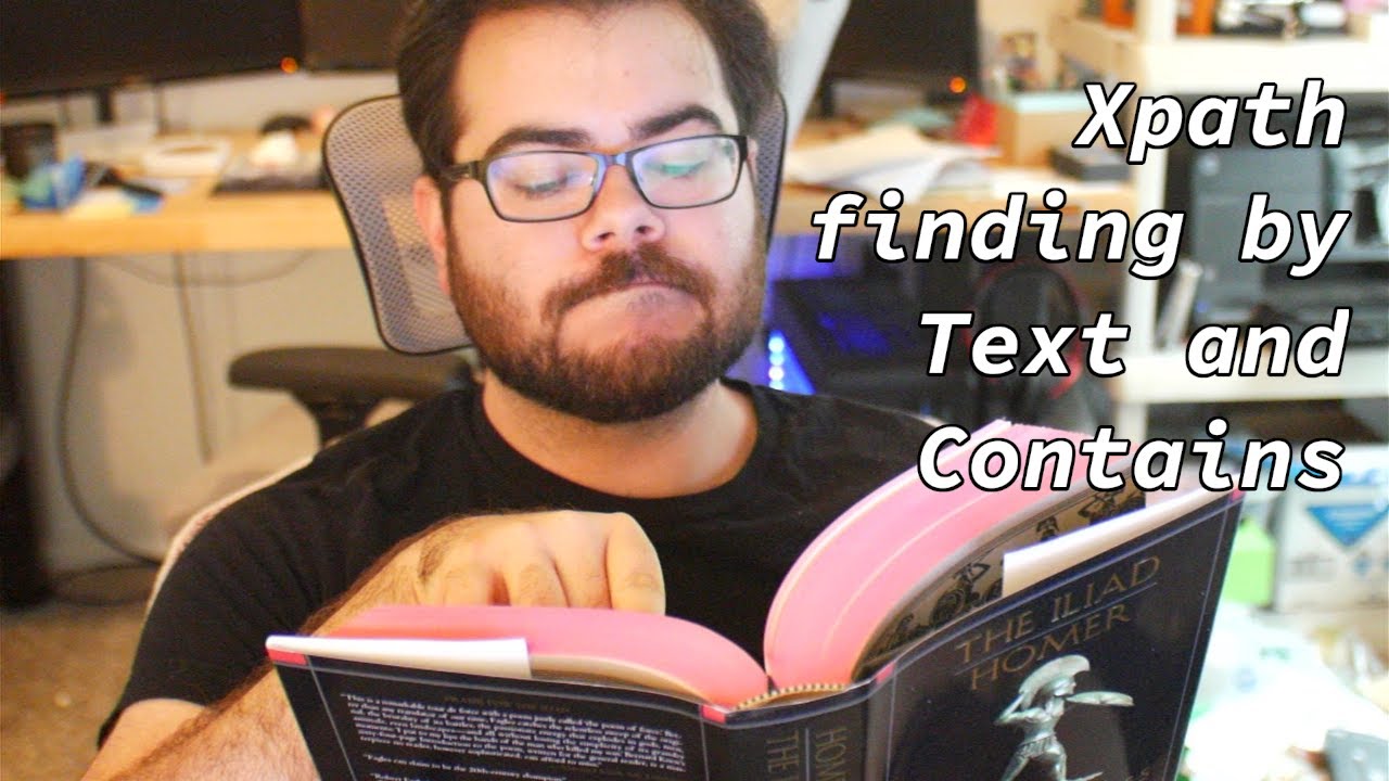 Xpath text and contains youtube