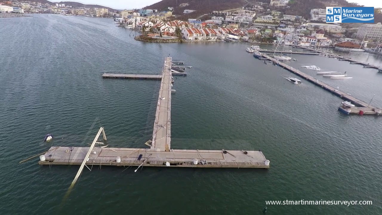 Simpson Bay Marina after Irma