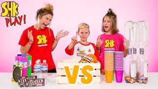 Who&#39;s The Best Sibling?! Fun Party Games Sis vs Bro Minute to Win It Games