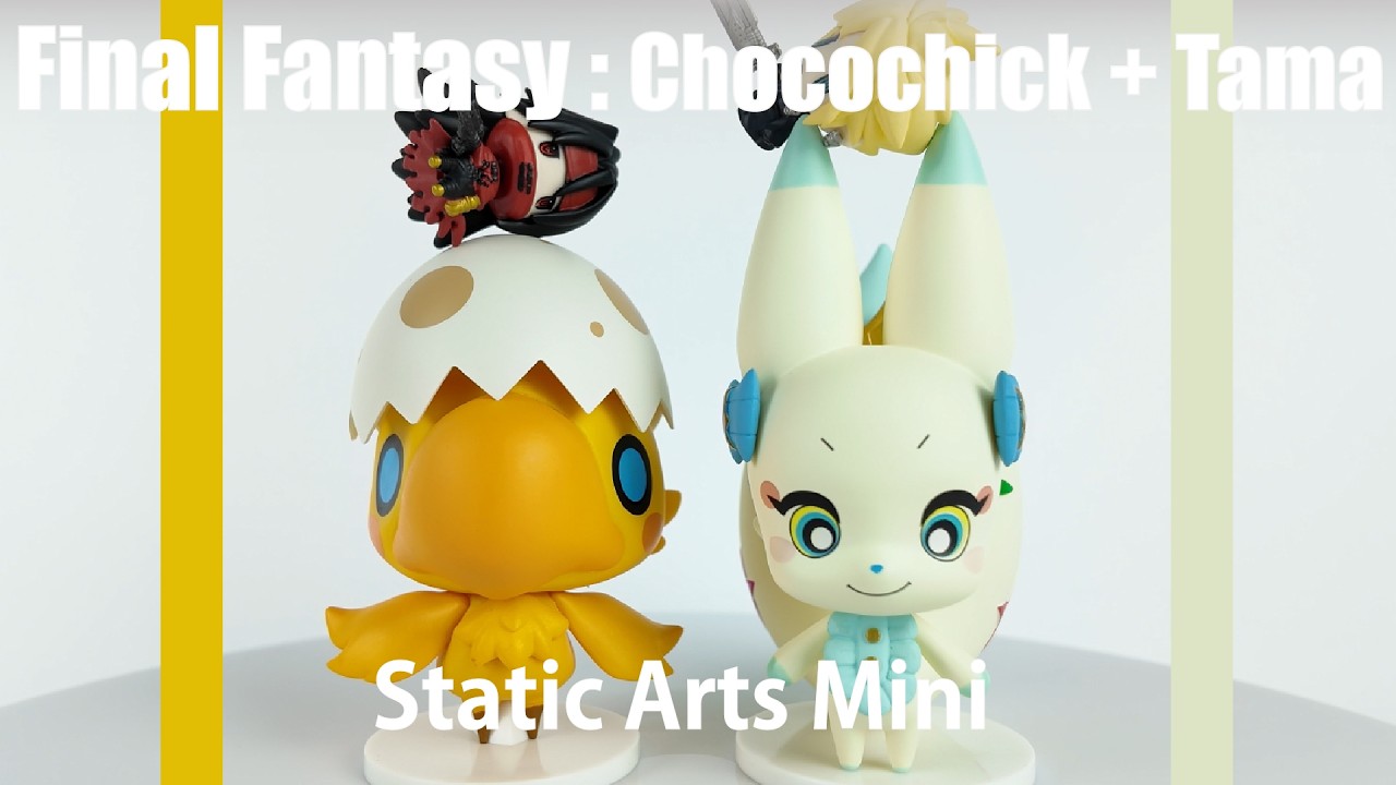 ファイナルファンタジー チョコボ サボテンダー タマ スターティックアーツミニ Static Arts Mini : World Of Final Fantasy - Chocochick + Tama