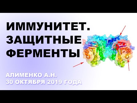Иммунитет. Защитные ферменты. Алименко А.Н. (30.10.2019)