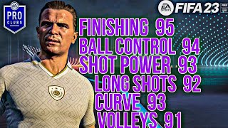 Best Puskas (complete finishing striker) build in FIFA 23 pro clubs