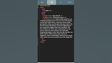 happy Holi coding with Harry coding for beginners #education #shorts #holi