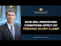 Learn how your preexisting condition might affect your new personal injury claim: https://robinettelaw.com/blog/2021/10/will-a-pre-existing-condition-hinder-a-personal-injury-lawsuit-in-west-virginia/ #westvirginiapersonalinjurylawyer #morgantownpersonalinjurylawyer