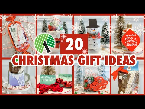 20 DIY DOLLAR TREE CHRISTMAS GIFTS l AFFORDABLE & EASY DIY HOLIDAY GIFTS l  PERSONALIZED GIFTS 2023 