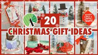 20 DIY DOLLAR TREE CHRISTMAS GIFTS l AFFORDABLE & EASY DIY HOLIDAY GIFTS l PERSONALIZED GIFTS 2023