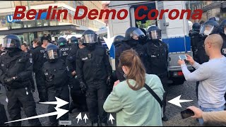 Corona Demo Berlin 16.05.20 / Heiko Schrang gesehen / Alexanderplatz