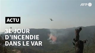 Incendie de la Côte d'Azur: 1.200 pompiers mobilisés, 2 morts | AFP