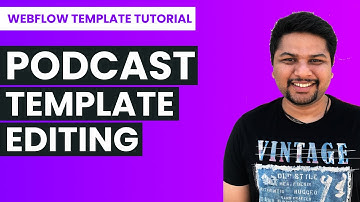 Podcastflow - Webflow Website Template for Podcast | Webflow Beginner Tutorial