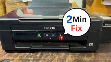 Epson L360 Red light Blinking Problem Solution | Service Required