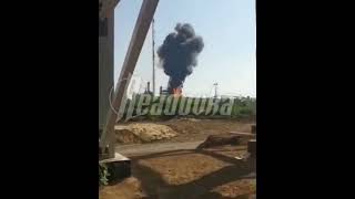 Беспилотник взорвал Новошахтинский НПЗ в Ростовской области