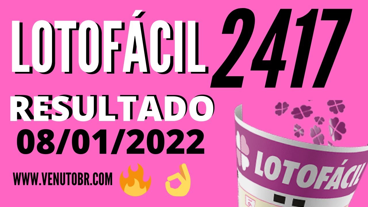 🍀 Resultado Lotofácil 2417