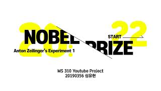 MS310 Youtube project - Anton Zeilinger’s experiment 1