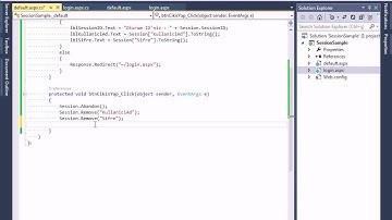 ASP.NET Durum Yönetimi - Session