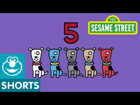 Sesame Street: 5 Dogs, 5 Bones