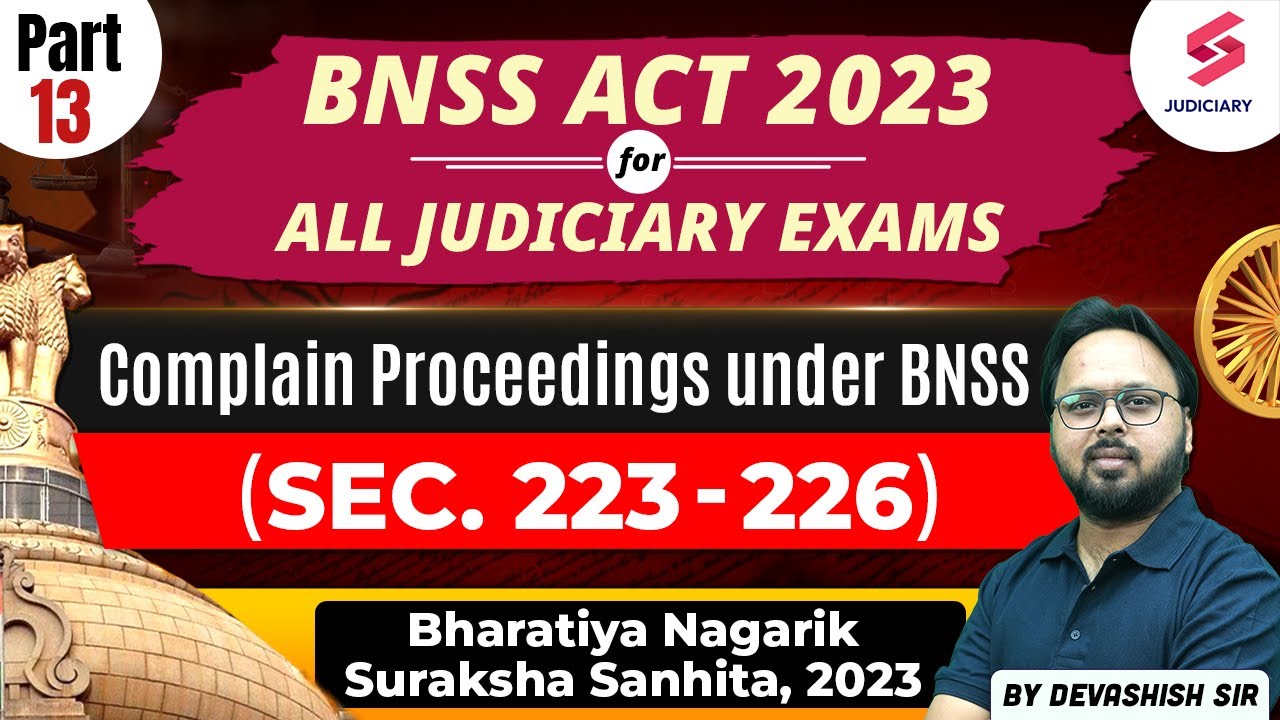 Complete Bhartiya Nagrik Suraksha Sanhita 2023 | BNSS Act for all ...