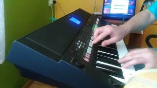 Vignette de la vidéo "Big cyc Makumba  Yamaha psr s650 COVER"