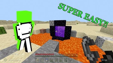 How to Build Nether portal like DREAM | Speedrun style