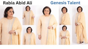 Rabia Abid Ali Introduction Video for Audition | Self Introduction | Genesis Talent management