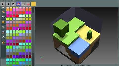 Goxel editor tour 04: Color Selection