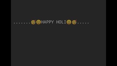 Print Happy holi in c programming