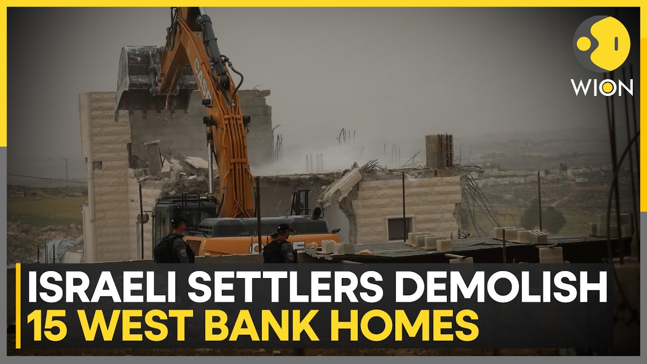 West Bank Demolition: Israeli Settlers Demolish 15 Homes In The West ...