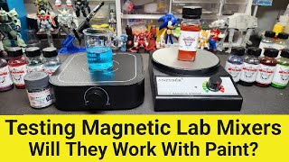 Testing Magnetic Lab Mixers  Will They Work With Paint?