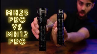 MH12 Pro Vs. MH25 Pro - What's the difference? | Nitecore Full Review & Comparison