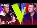 Benny weag impresses blake with ed sheerans shivers  the voice blind auditions 2022
