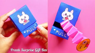 How to make Prank Gift Box|DIY Surprise gift box|Pop out  surprise box|How to make Surprise gift box