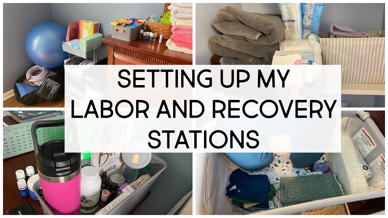 Setting Up My Labor And Recovery Stations Home Birth Organization