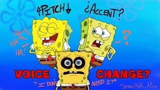 Random Moments Where SpongeBob’s Voice Changed in Pitch, Accent, Or Sounded Off — Part 1 Resimi