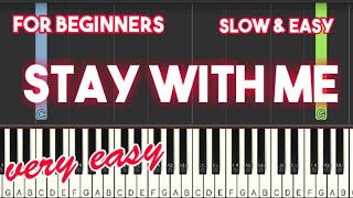 Stay with me - Sam Smith | Easy Piano screenshot 1