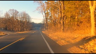 Berkshires nearly-spring drive from the historic Red Lion Inn to Lenox