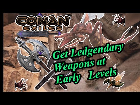 Conan Exiles how to Get Legendary Weapons EARLY FAST