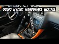 Installing A Dual Caliper Hydro Handbrake In A Lexus GS300!