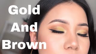 soft and simple golden smokey eye || Mamta screenshot 4