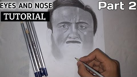 How to draw jethalal - part 2 - forehead , eye and nose Tutorial