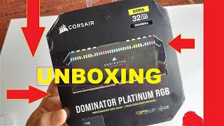 Corsair Dominator DDR5 RGB RAM Unboxing