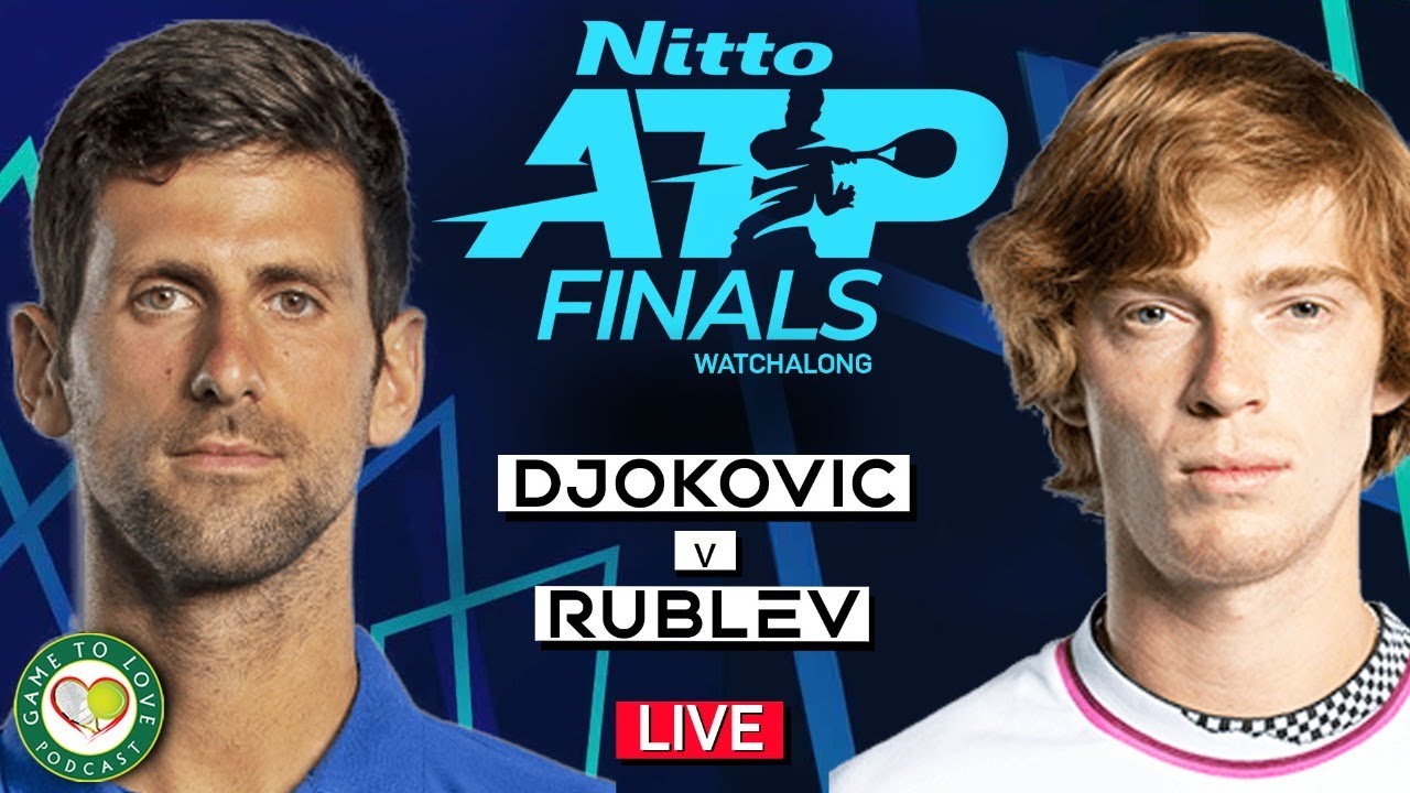 DJOKOVIC vs RUBLEV Nitto ATP Finals 2021 LIVE GTL Tennis Watchalong Stream
