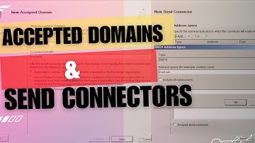 Accepted Domain | Send Connectors | Email Address Policies | Exchange Server 2010 | #mailserver #dns