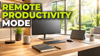 1 Hour Remote Office Productivity Music Deep Work Focus Concentration