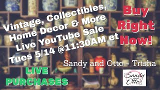 Live Vintage Sale: Shop Rare Finds at Unbelievable Prices | May 14 @11:30am et (8:30am pt)