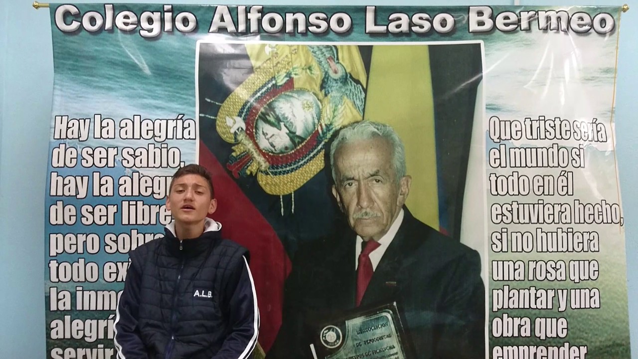 Colegio Alfonso Laso Bermeo James Amor Dolor Youtube