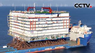 Worlds Largest Offshore Converter Station Heart Of Sea Breeze Undergoes Floatover Installatio