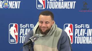 Stephen Curry Postgame Interview- Warriors season ends with 118-94 loss Kings in play-in tournament