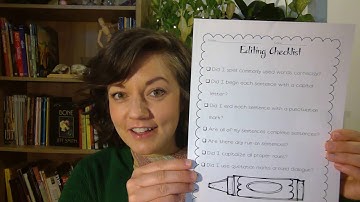 Personal Narrative Writing Lesson 19: Peer Editing Checklist