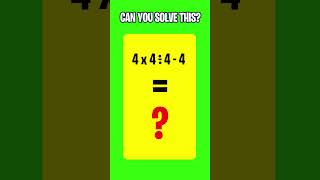 Can you solve this math problem? 😲 #fyp